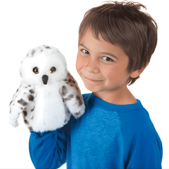 Jeux - Marionnettes, Théâtre  - Marionnette - Hibou des neiges