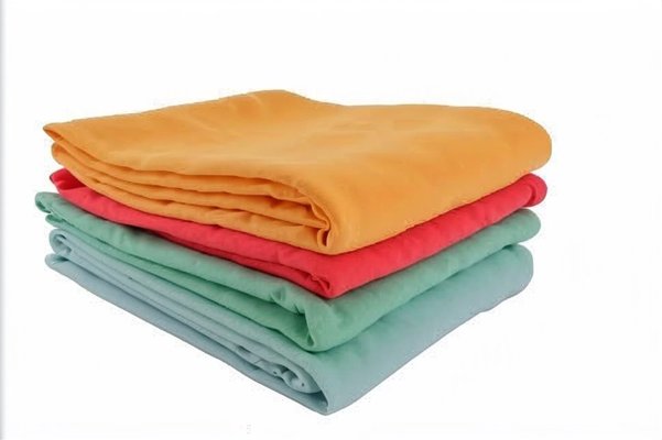 Couchage - Couverture de Lit Enfant - Couverture Polaire 75 x 100 cm 250Gr Orange