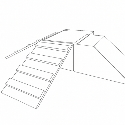Motricité - Parcours de Motricité Maternelle - Parcours de motricité 4 en 1