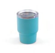 Repas - Verre et Gobelets Enfants - Gobelet avec couvercle - 9 cl - INOX - Bleu