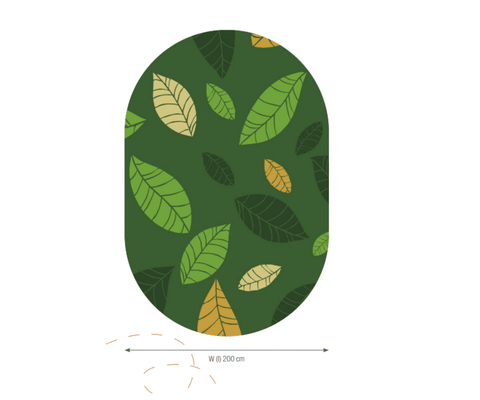 Motricité - Tapis de motricité bébé et enfant - Tapis de jeu - feuilles
