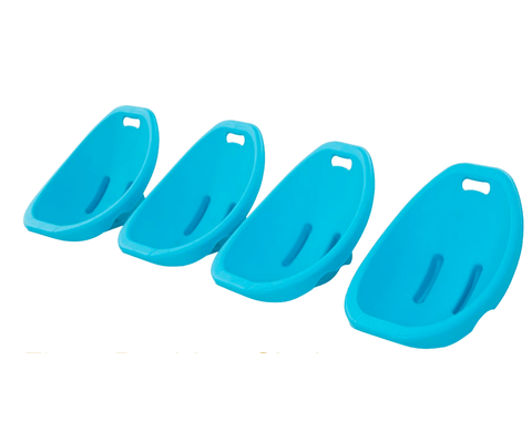 Mobilier - Tabouret et Assise au sol - Set de 4 sièges de sol - bleu