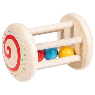Jouets - Hochets et Jouets Sensoriels - Hochet en bois à grelots 