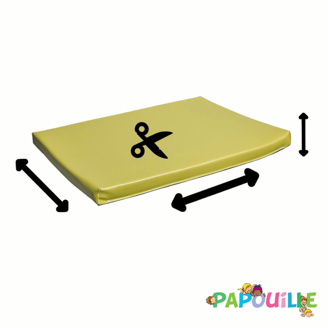Matelas plat ep 4cm sur mesure bahamas