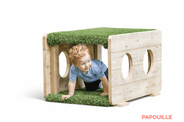 Mobilier - Aire de jeux et structure extérieure - Tunnel à ramper d'extérieur - en bois