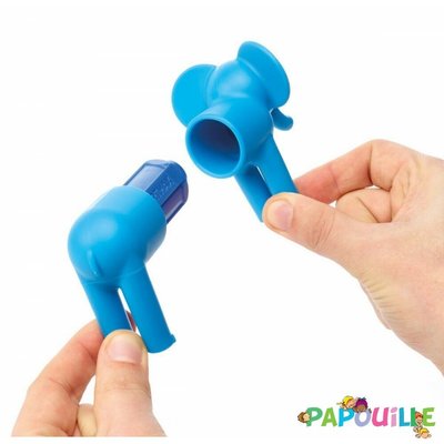 Jouets - Jeux de Construction - Mes 6 animaux safari magnétiques