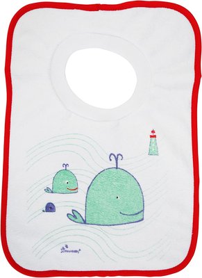 Repas - Bavoir - Lot de 4 bavoirs à collerettes 40 x 26 cm