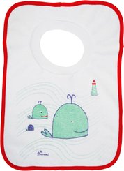 Repas - Bavoir - Lot de 4 bavoirs à collerettes 40 x 26 cm