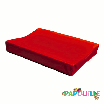 Change - Matelas à Langer - Matelas à langer incurvé galbé 50 x 70 cm en mousse pvc rouge