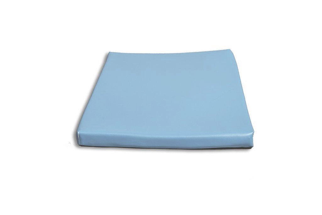 Matelas plat ep 4cm sur mesure bleu ciel