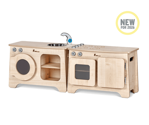 Mobilier - Mobilier de jeux d'imitation - Ensemble de cuisine - 4 en 1