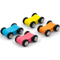 Jouets - Garages, Voitures et Circuits pour Enfant - Circuit toboggan + 4 véhicules