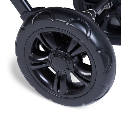 Puériculture - Poussette - Poussettes quadruple + Housse de pluie et pare soleil - Noir 