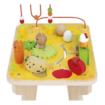 Jouets - Jouets à Empiler ou à Encastrer - Table d'Activités Ferme en bois