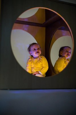 Mobilier - Cabane enfant - Espace de jeux- Cube Miroir avec 2 miroirs