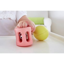 Jouets - Hochets et Jouets Sensoriels - 3 Hochets géométriques - Bio