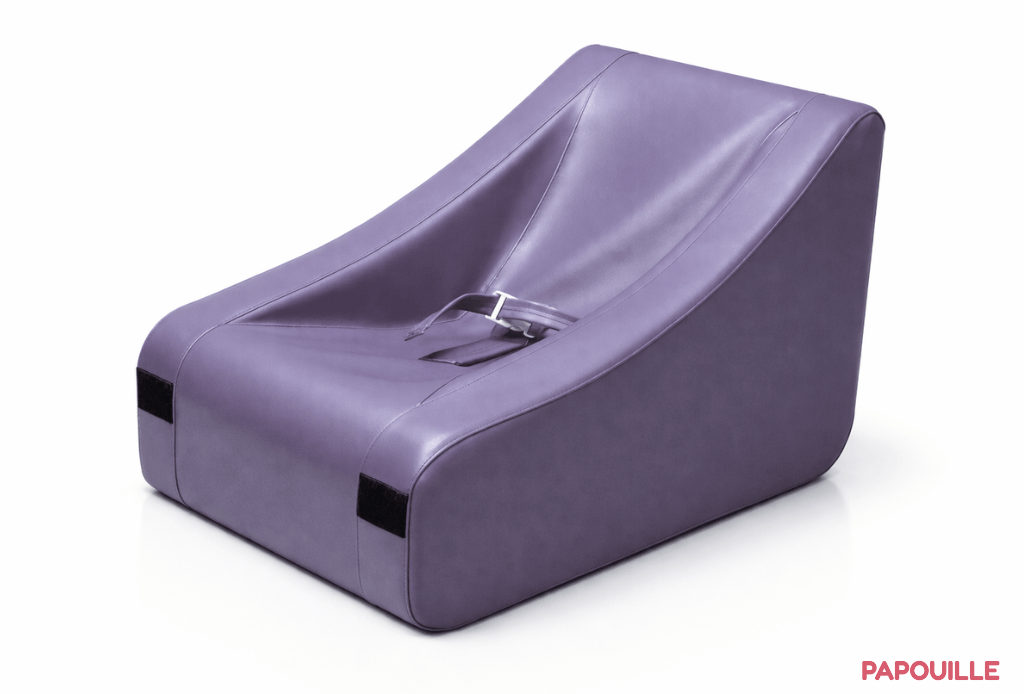 Transat sans armature en mousse pvc avec boudin parme