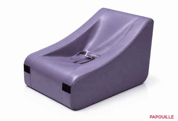 Puériculture - Transat Bébé, Balancelle Bébé - Transat sans armature en mousse pvc avec boudin parme