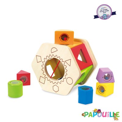 Jouets - Jouets à Empiler ou à Encastrer - DE // Trieur de formes sensoriels