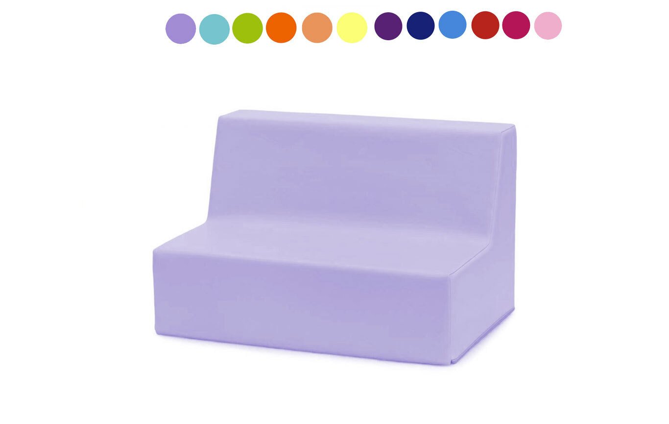 Banquette enfant 2 à 3 places en mousse pvc h. 25cm
