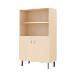 Mobilier - Meuble de rangement scolaire - Armoire de rangement 2 placards avec pieds réglables - Kiko