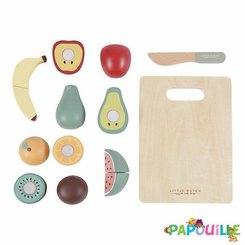 Jouets - Jouets d'Imitation et d'Imagination - Fruit à découper en bois