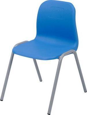 Chaise empilable clara t3 bleu