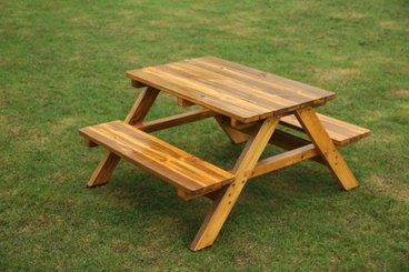 Mobilier - Meuble de rangement scolaire - Table de pique-nique extérieur bois enfant