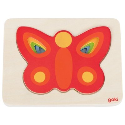 Jeux - Jeux Éducatifs et Puzzle - Puzzle à couches le papillon