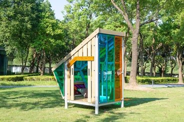 Mobilier - Cabane enfant - Cabane de jeu colorée extérieur
