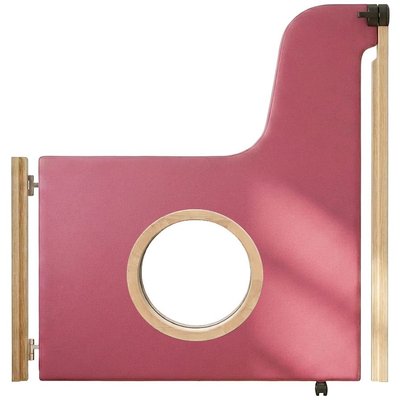 Mobilier - Barrière de séparation & Cloison crèche - Portillon de séparation avec anti pince doigts avant sur mesure en bois