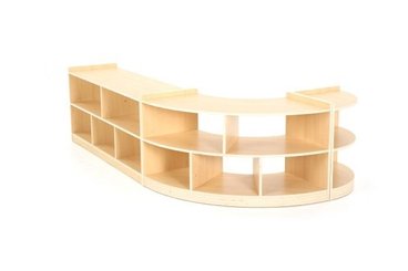 Mobilier - Meuble de rangement scolaire - étagère d'angle 45°