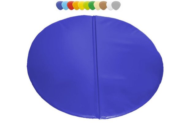 Motricité - Tapis de motricité bébé et enfant - Tapis d'évolution en mousse pvc pliant ø 150x3cm