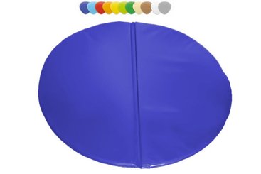 Motricité - Tapis de motricité bébé et enfant - Tapis d'évolution en mousse pvc pliant ø 150x3cm