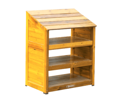 Mobilier - Meuble de rangement scolaire - Etagère d'extérieur en bois