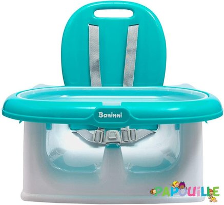 Puériculture - Chaise haute bébé et Siège Repas - Ep // siège rehausseur repas réglable 5 points turquoise