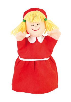 Jouets - Activités Manuelles et Marionnettes  - Lot de 4 Marionnettes - Chaperon rouge 