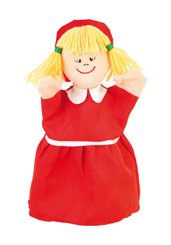 Jouets - Activités Manuelles et Marionnettes  - Lot de 4 Marionnettes - Chaperon rouge 