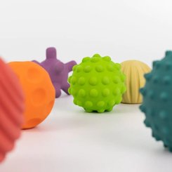 Jouets - Hochets et Jouets Sensoriels - Boules Sensorielles  100 % en caoutchouc