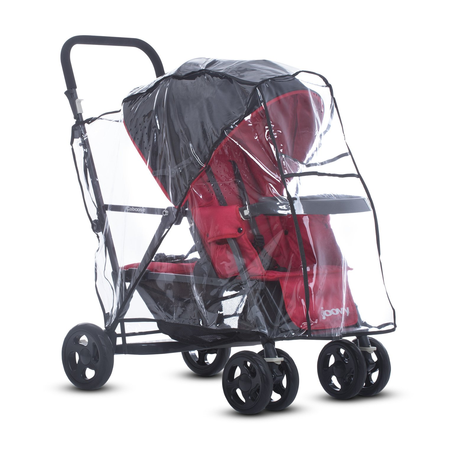 Habillage pluie pour poussette double caboose Joovy