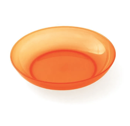 Assiette creuse polypropylène orange