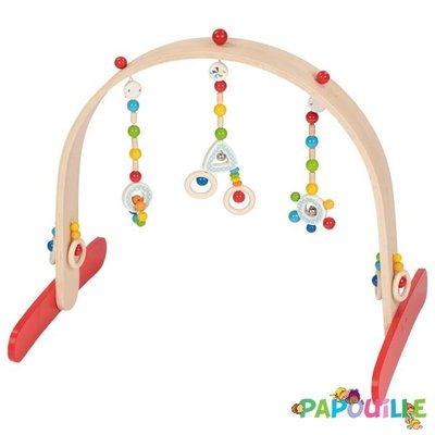 Jouets - Tapis et Jeux d'Éveil, Portiques d'Activité - Portique d'activité bois confettis