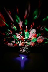 Motricité - Eveil Sensoriels et Tactiles - Projecteur avec deux dômes interchangeables