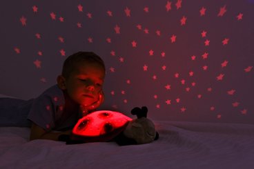 Couchage - Mobile de Lit Bébé et Veilleuse - Veilleuse coccinelle à projections lumineuses