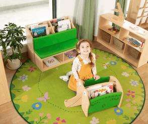 Motricité - Tapis de motricité bébé et enfant - Tapis de jeu - fleurie