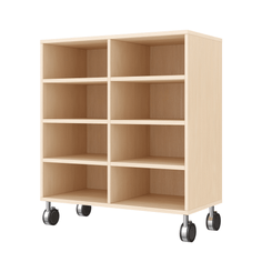 Mobilier - Meuble de rangement scolaire - Meuble de rangement 8 casiers à roulettes 79 x 80 cm - Lili