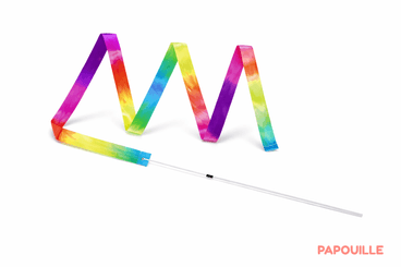 Motricité - Baby gym - Ruban de gymnastique multi couleur