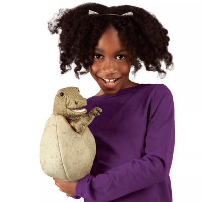 Jeux - Marionnettes, Théâtre  - Marionnette rétractable - Œuf de dinosaure