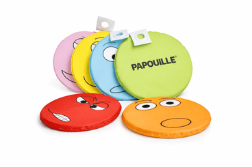 Motricité - Eveil Sensoriels et Tactiles - 6 Coussins émotion à accrocher 