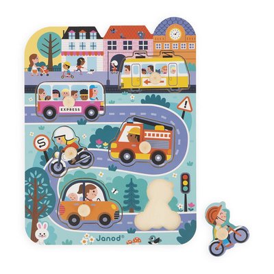 Jeux - Jeux Éducatifs et Puzzle - Puzzle city 6 pièces